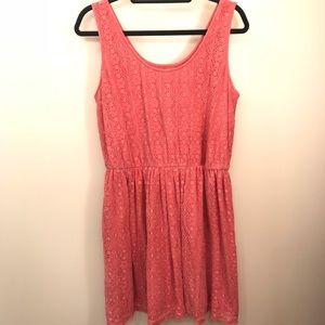 Crochet lace dress